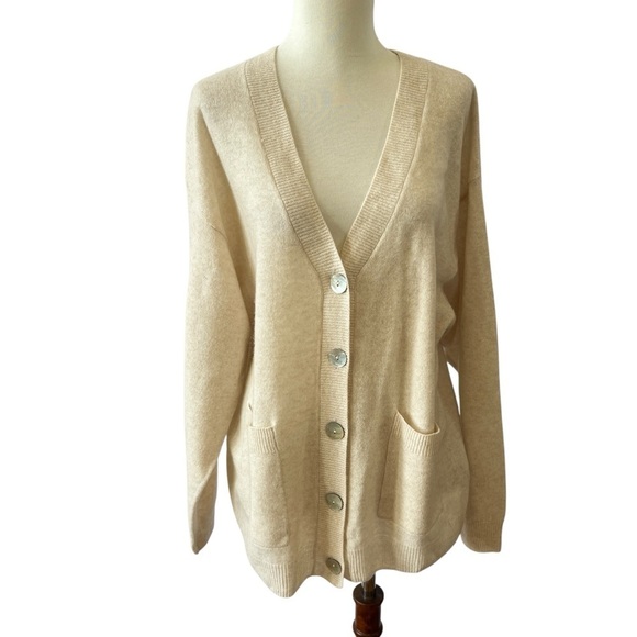 COLORUSH CANGGU OVERSIZED CARDIGAN NWT XS CASHMERE SLOUCHY URBAN STREETWEAR COZY - Picture 2 of 12